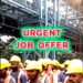 Urgent Job Requirement