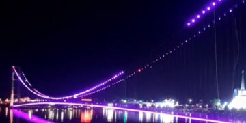 Siddipet park lighting bridge