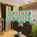 Urgent Job Offer