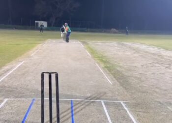 Hit very long six