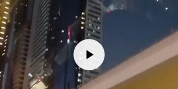 Dubai shaik zayed road night 🌙 👌 views
